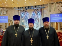 Встреча со Святейшим Патриархом Кириллом и министром просвещения С.С. Кравцовым