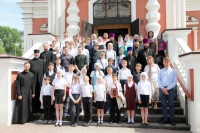 Гимназисты приняли участие в VI Межъепархиальном конкурсе чтецов на церковнославянском языке