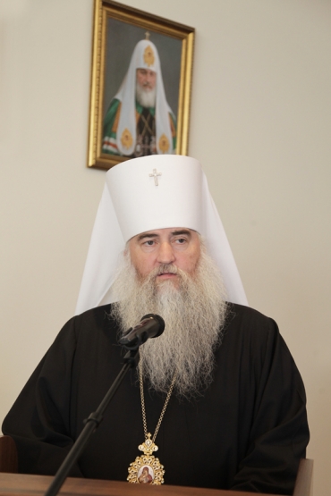 Выступление митрополита Саратовского и Вольского Лонгина