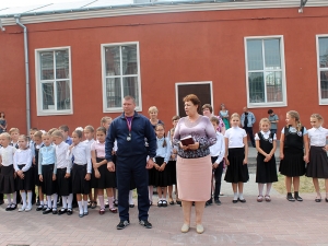В гимназии прошла учебная эвакуация