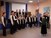 Гимназисты приняли участие в поздравлении воспитанников интерната с Пасхой