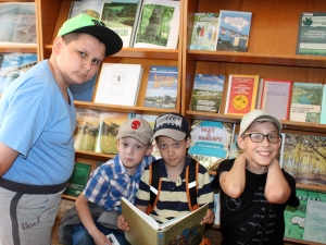Воспитанники лагеря посетили библиотеку им. А.С.Пушкина