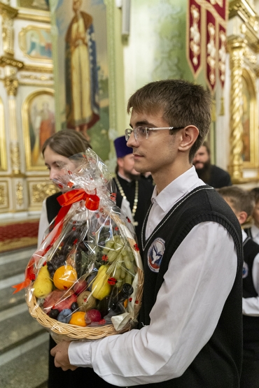 Педагоги и гимназисты приняли участие во Всенощном бдении