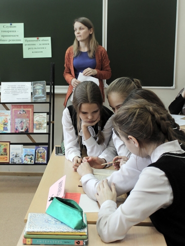 В 6 классе прошли литературные дебаты