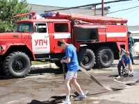 Гимназисты приняли участие в конкурсе дружин юных пожарных Кировского района