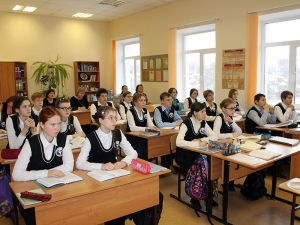 В 9 классе прошел открытый урок по литературе