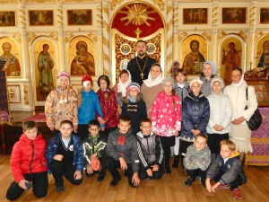Гимназисты побывали в Храме во имя преподобного Серафима Саровского