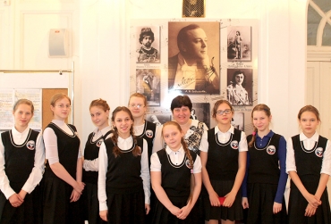 Гимназисты приняли участие в открытии выставки «Светлая Пасха»