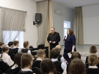 Встреча гимназистов со священноиноком Лукой (Кузьминым)