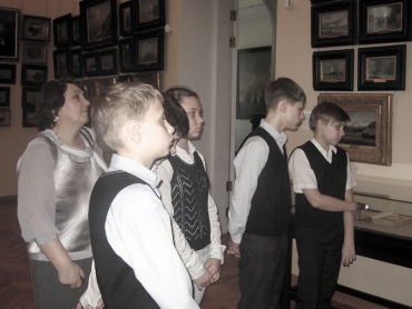 Учащиеся 7 класса посетили Художественный музей имени А.Н. Радищева