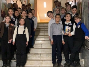 Учащиеся 4 класса посетили библиотеку имени А.С. Пушкина