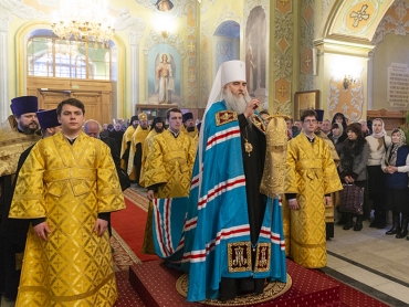 Педагоги и гимназисты приняли участие в Великой Рождественской вечерне