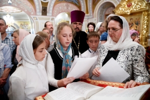 Гимназисты приняли участие в архиерейском богослужении