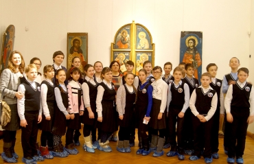 Гимназисты посетили выставку «Русское религиозное искусство XVIII – начала XX веков в собрании Радищевского музея»