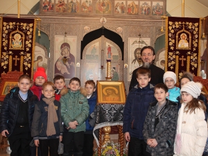 Гимназисты посетили Храм священномученика Космы Саратовского