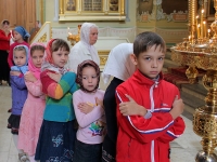 Воспитанники лагеря приняли участие в Божественной литургии