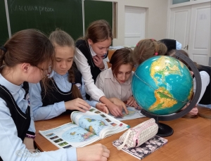 Учащиеся 6.1 класса приняли участие в интерактивной игре по географии