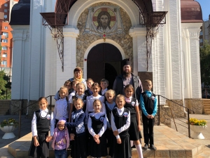 Гимназисты посетили Храм святого равноапостольного великого князя Владимира