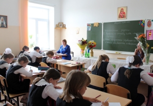 21 мая 2013 года в начальной школе прошли экзамены по русскому языку