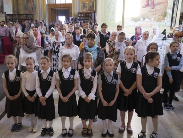Гимназисты приняли участие в Божественной Литургии