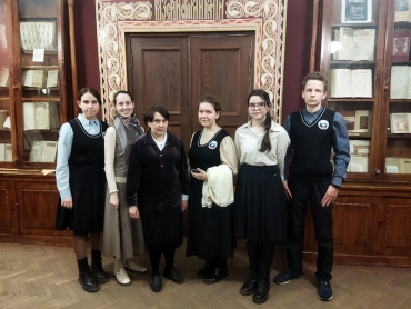Гимназисты посетили музей истории книги