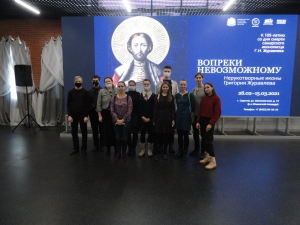 Старшеклассники посетили выставку &laquo;Вопреки невозможному. Нерукотворные иконы Григория Журавлева&raquo;