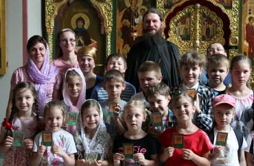 Воспитанники лагеря побывали в мужском монастыре