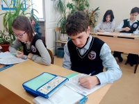 Гимназисты приняли участие в муниципальном туре общероссийской олимпиады по ОПК