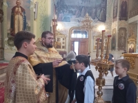 Молебен на начало учебной четверти
